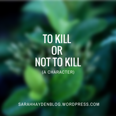 to kill, or not to kill